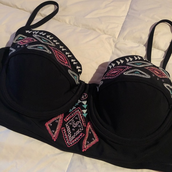 Bustier boho style bikini top - Picture 2 of 4